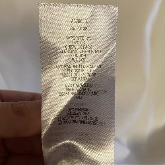 Linea by Louis Dell'olio blazer in white with pearl button size 2 - Picture 7 of 7